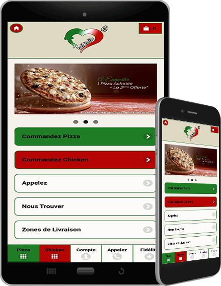 commander pizza par mobile Saint Pierre Du Perray